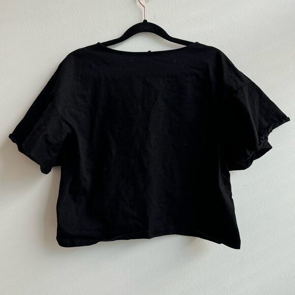 Uniqlo Boxy Cropped Short Sleeve Top - Small - Picture 4 of 4
